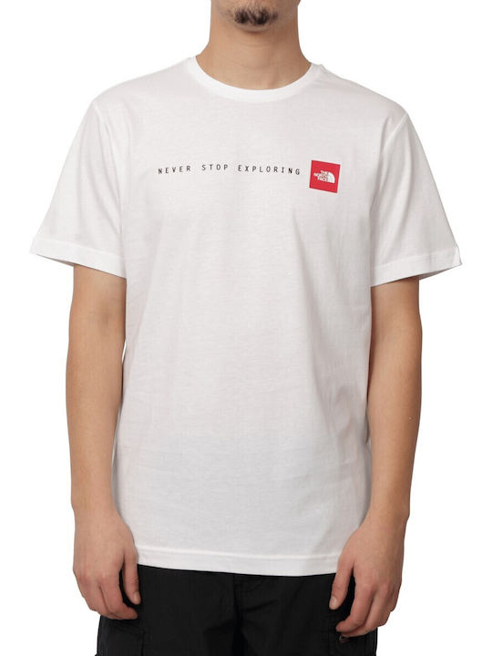 Never Stop Exploring T-shirt White