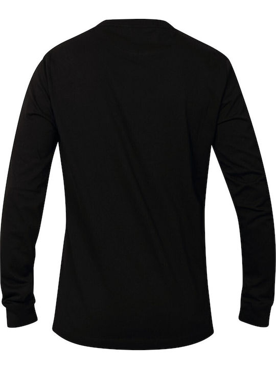 Dunstan River Long Sleeve Black Blouse