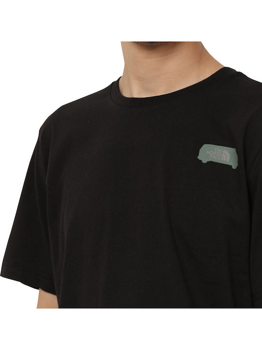 T-shirt Μαύρο
