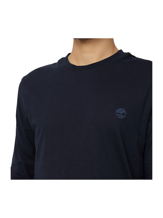 Dunstan River Long Sleeve Blouse Navy Blue