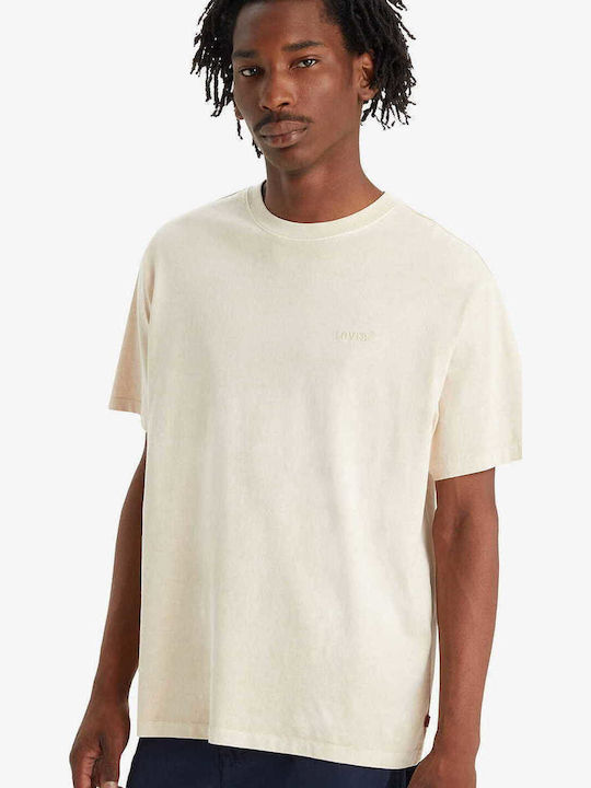 Red Tab Vintage T-shirt Beige
