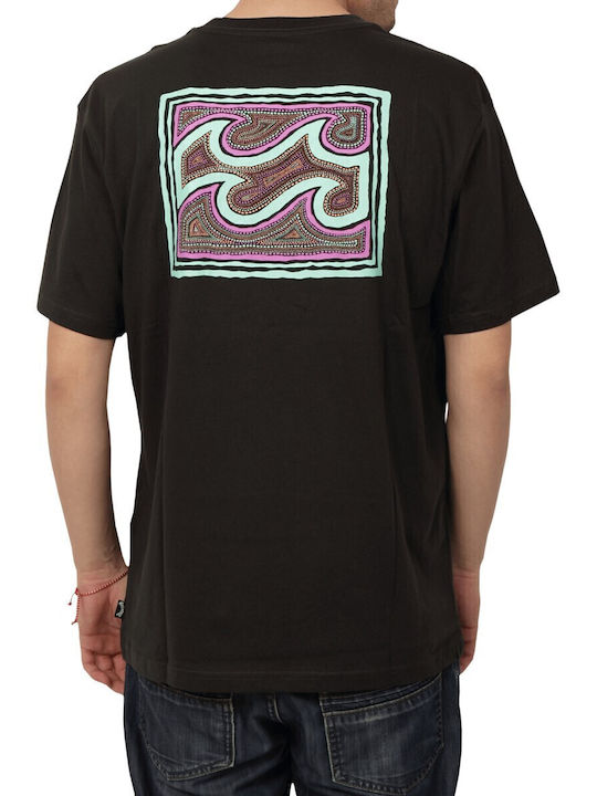 Crayon Wave T-shirt Black