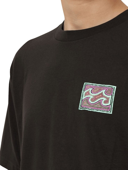 Crayon Wave T-shirt Black