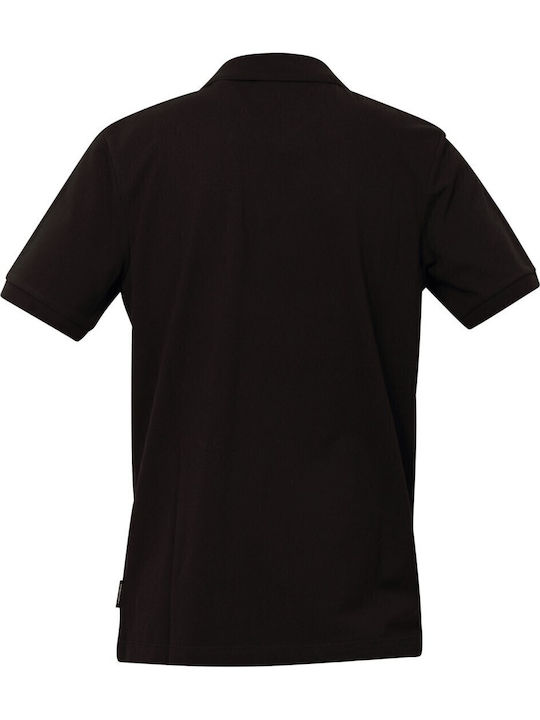 Essential Polo Herrenbluse Kurzarm Schwarz