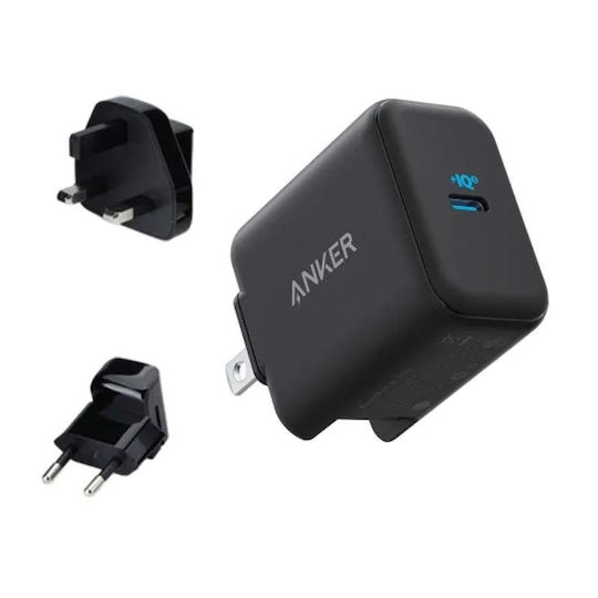 Anker Încărcător Cu Cablu Integrat Cu Port USB-C USB-C 25W Negru (PowerPort III)