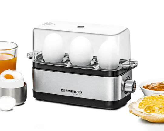 Rommelsbacher ER 300 Egg Cooker 3 Positions 300W Silver