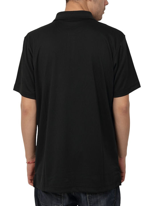 Utilizer Polo Short Sleeve Blouse Black