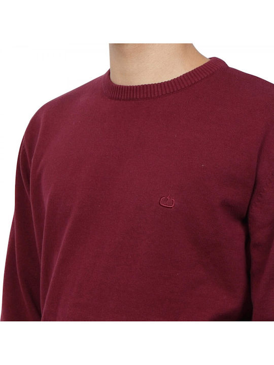 Langarm-Pullover Wine