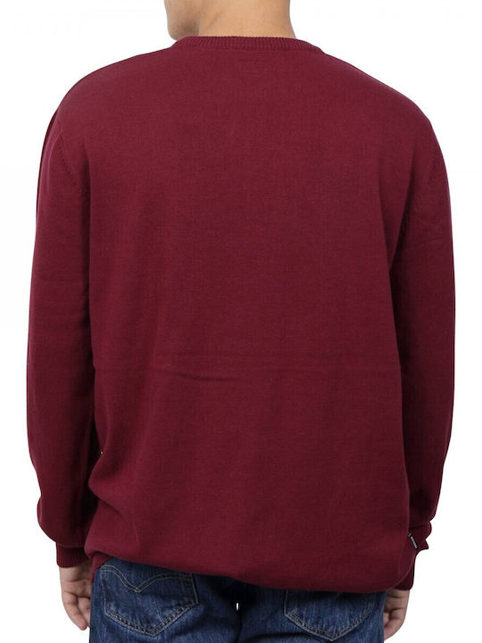 Langarm-Pullover Wine