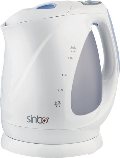 Sinbo Βραστήρας 2.3lt 2000W Λευκός