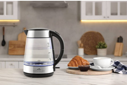 ETA Crystela Fierbător 1.7lt 2200W Argintiu