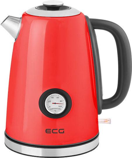 ECG Fierbător 1.7lt 2200W Roșu