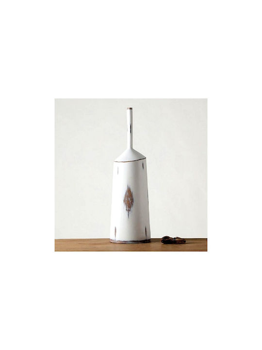 Espiel Decorative Vase White 19.5x19.5x64.5cm