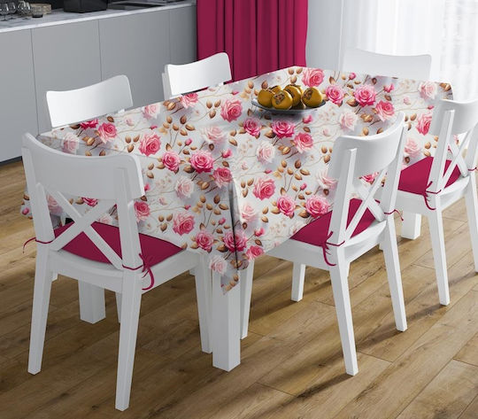 Ράνερ Αλέκιαστο Roses 465 Grey-pink 40x180εκ.