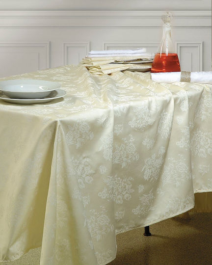 Rythmos Πετσέτα Φαγητού Jasmine Εκρού 50x50εκ.