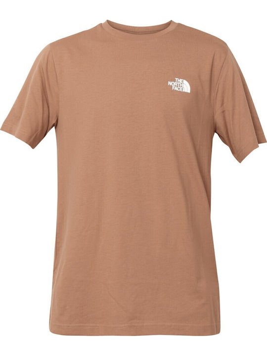 T-shirt Καφέ