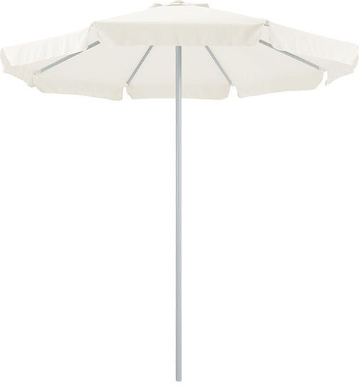 Professionelle Rundschirme aus Aluminium Nagida Ecru F2.3xH2.35m