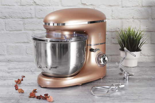 Berlinger Haus Stand Mixer 1300W with Stainless Mixing Bowl 6lt Rose Gold