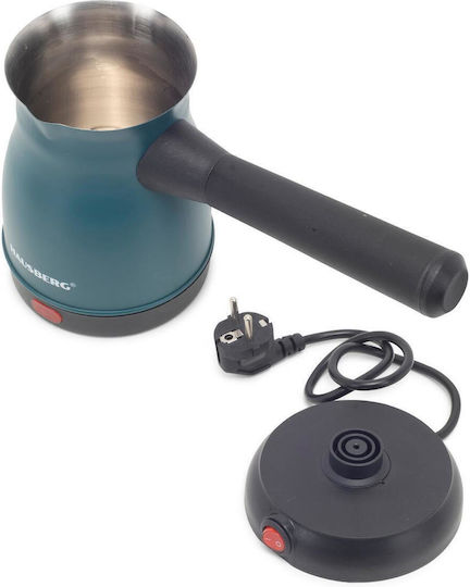 Hausberg Electric Greek Coffee Pot 800W with Capacity 500ml Blue