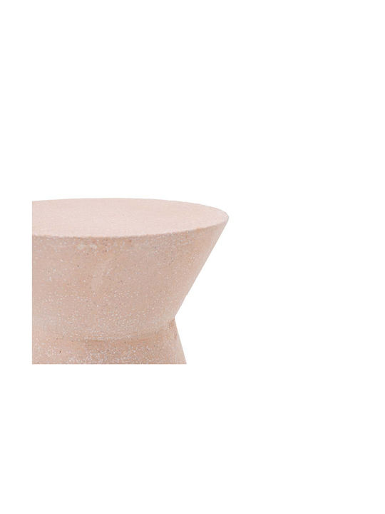 Stool Outdoor Biella Terazzo Pink / White 35x35x44cm