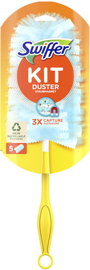 Swiffer Duster Feather Duster with Handle & Refills 5 Pieces