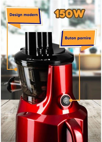 Hausberg HB-7519RS Сокоизтисквачка 150W Червена