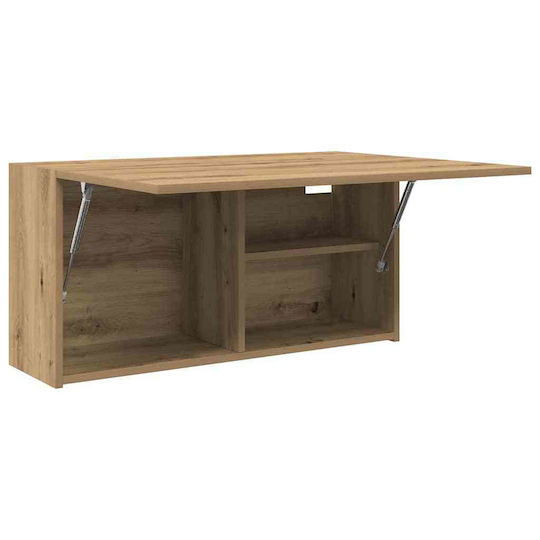 vidaXL Bathroom Cabinet L80xW25xH40cm Oak