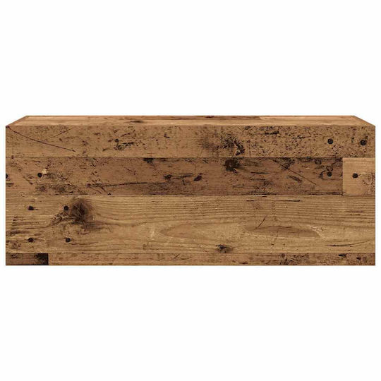 vidaXL Bathroom Cabinet L80xW25xH30cm Brown