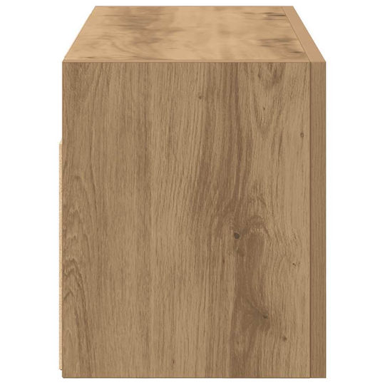 vidaXL Bathroom Cabinet L60xW25xH30cm Oak