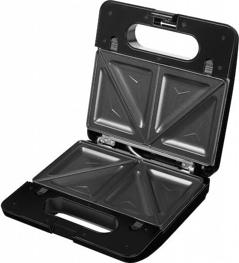ECG Sandwich Maker pentru 2 Sandvișuri 750W Inox