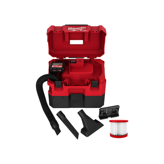 Milwaukee M12 Fuel FVCL-0 Rechargeable Handheld Vacuum 18V without Battery and Charger Red