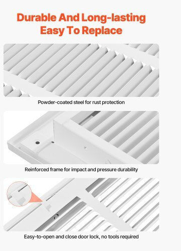 Vevor Vent Louver 50.8x20cm