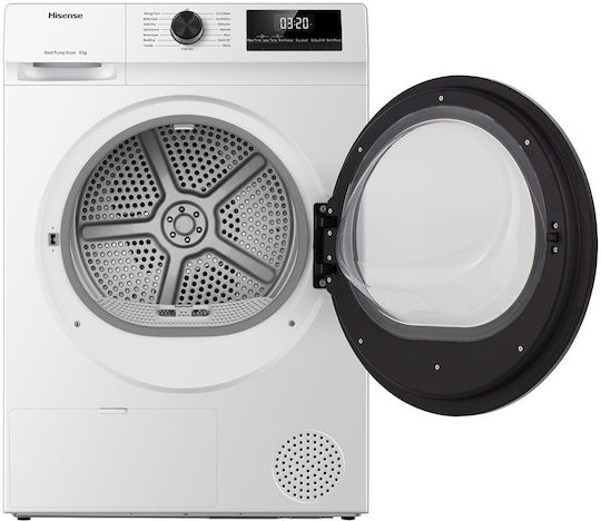 Hisense DHQE800BW2 Uscător de rufe 8kg cu pompă de căldură