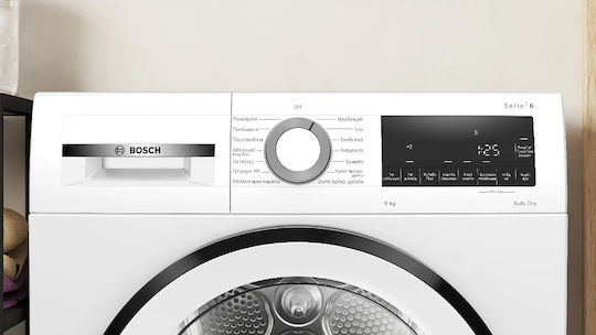 Bosch Serie 6 Στεγνωτήριο 9kg με Αντλία Θερμότητας