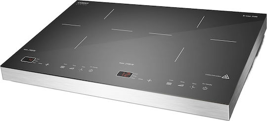 Caso 2227 Countertop Burner Induktion Double Schwarz