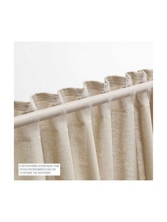 Gofis Home Vorhang mit Bleistiftfalten Winter 711/34 Graue 140x280cm