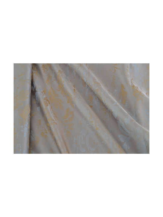 Saray Home Κουρτίνα με Τρέσα Μπεζ / Λαδί 280x300εκ.
