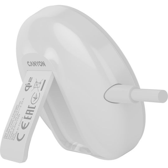 Canyon Încărcător Wireless (Qi Pad) 15W Livrarea energiei Albς (CNS-WCS105W)