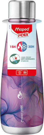 Maped Picnik Bottle Thermos Stainless Steel 500ml Purple