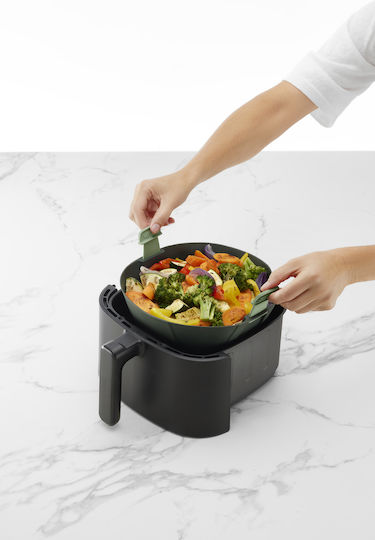 Lekue Silicone Form Green XL 25x25x8.5cm Air Fryer