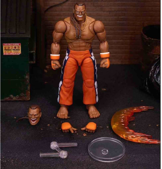 Jada Toys Ultra Street Fighter: Street Fighter Ii Dee Jay Action Figure height 15cm at Scale 1:12