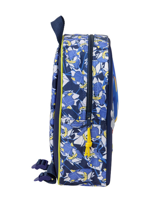 School Bag Sonic City Blue 22 X 27 X 10 Cm