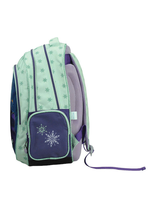 Gim Frozen School Backpack for Elementary with Water Bottle Holder Multicolour 30L 30 x 15 x 42cm