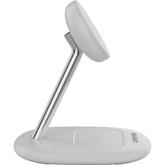 Canyon Ασύρματος Φορτιστής (Qi Pad) 15W Λευκός (CNS-WCS205WW/A)