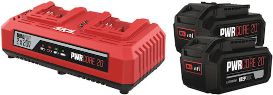 Skil 0540 CA Αλυσοπρίονο Μπαταρίας 2x4Ah 40V 3.1kg με Λάμα 35cm