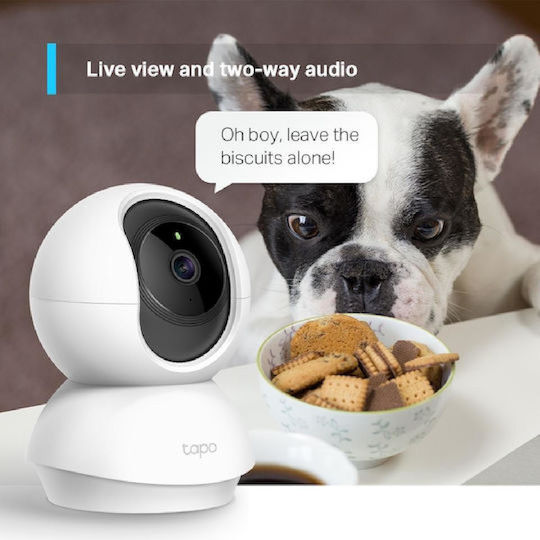 TP-LINK Tapo C210 v3 IP Surveillance Camera Wi-Fi Full HD+ 3MP with Two-Way Communication and Lens 2.4mm