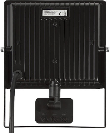 Maclean Energy Waterproof LED Floodlight 50W Cold White 6000K with Motion Sensor IP44