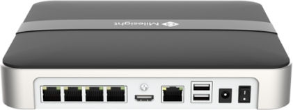 Milesight MS-N1004-UPC Καταγραφικό NVR 4 Καναλιών με Ανάλυση 4K