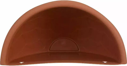 Serinova Waterdrop Serinova Γλάστρα Πλαστική Terracotta 29.5x17.5x17.5εκ.