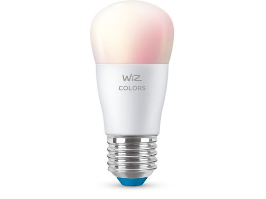 WiZ Bec Smart LED 4.9W pentru Dulie E27 și Formă P45 RGBW 470lm